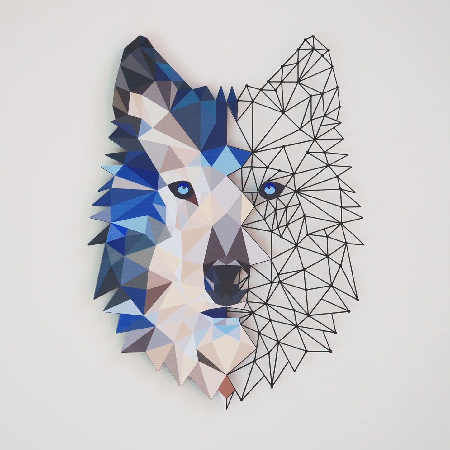 HH Wolf Wanddecoratie