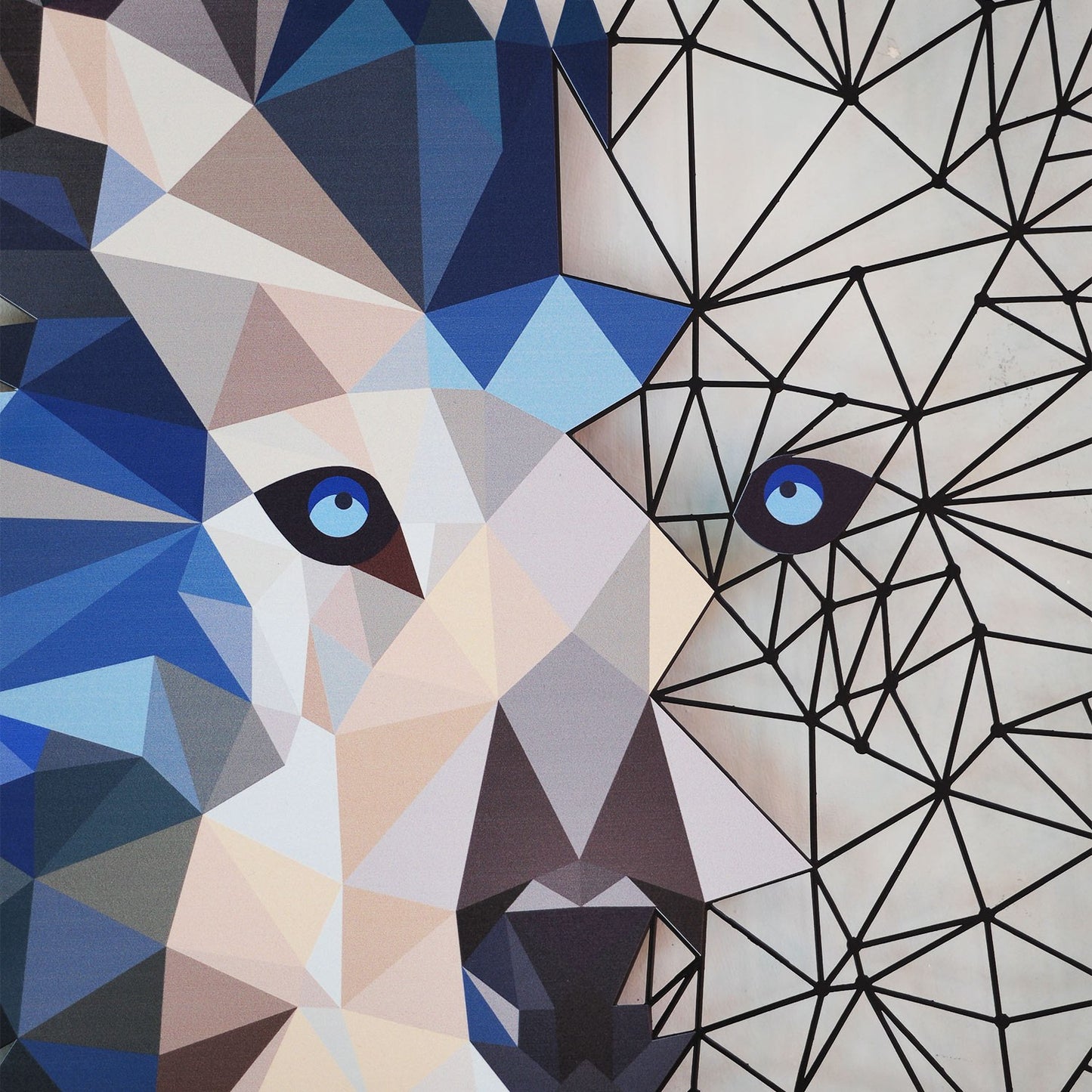 HH Wolf Wanddecoratie