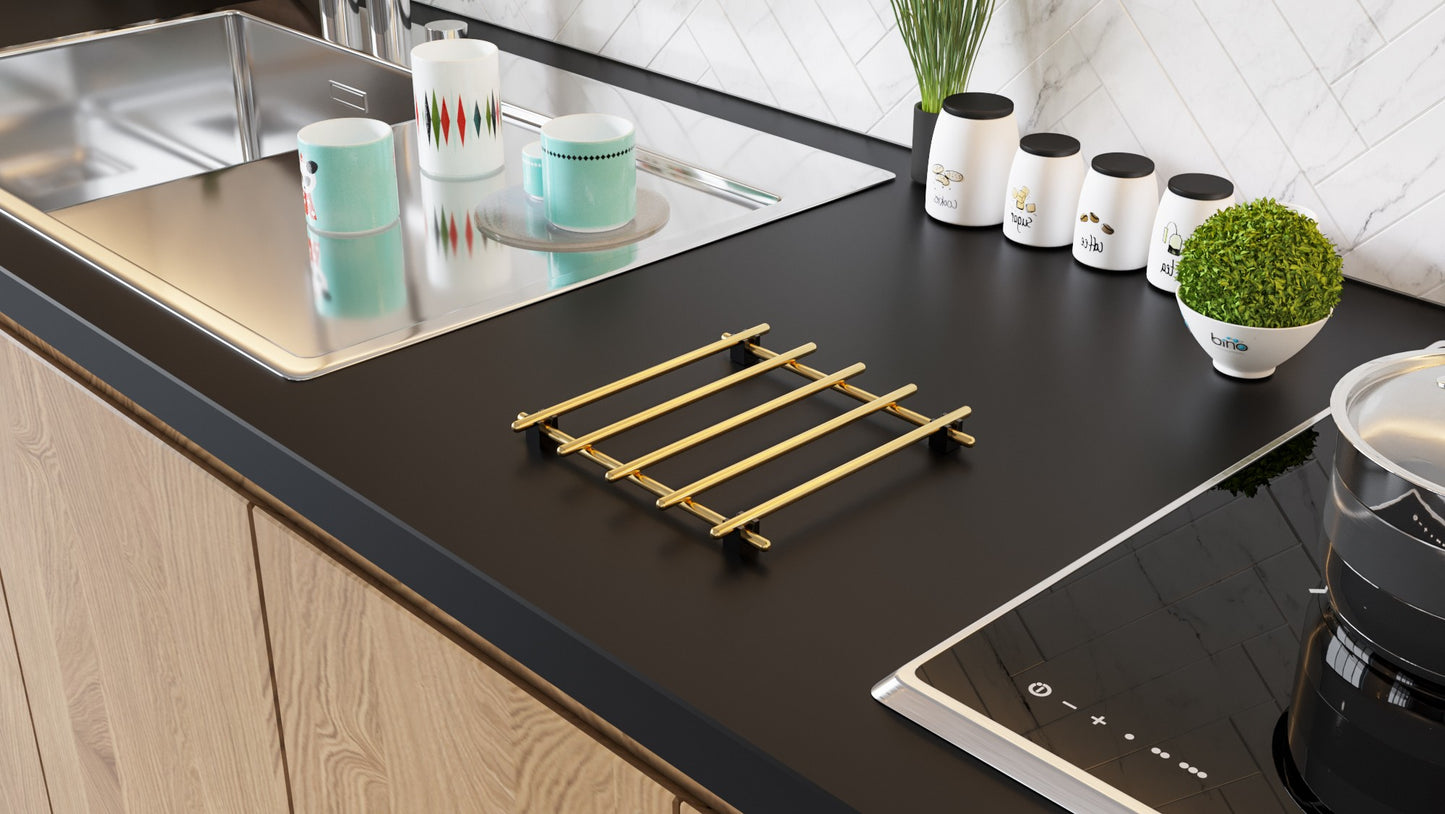 HH Luxe Gouden Onderzetter
