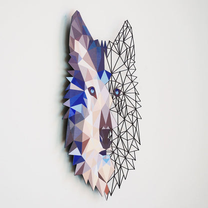 HH Wolf Wanddecoratie